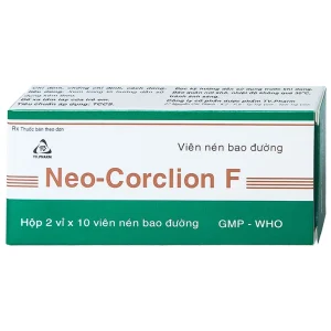 Viên nén Neo-Corclion F TV.Pharm giảm ho gió, ho khan (2 vỉ x 10 viên)