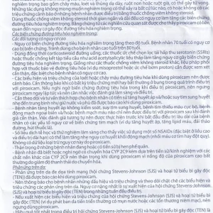 Viên nén Piroxicam 20mg Domesco giảm triệu chứng viêm khớp dạng thấp (3 vỉ x 10 viên)