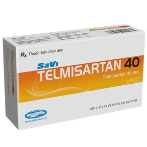 Thuốc Savi Telmisartan 40 điều trị tăng huyết áp (3 vỉ x 10 viên)