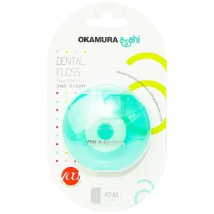 Chỉ nha khoa Okamura Asahi làm sạch mảng bám thức ăn dư thừa trong kẽ răng (40m)