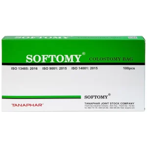 Túi hậu môn nhân tạo Softomy Tanaphar hỗ trợ cho việc bài tiết ở những người bệnh về hệ bài tiết (100 cái)