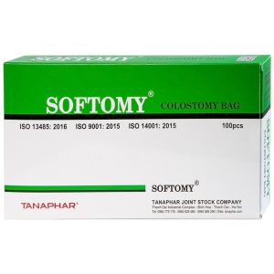 Túi hậu môn nhân tạo Softomy Tanaphar hỗ trợ cho việc bài tiết ở những người bệnh về hệ bài tiết (100 cái)