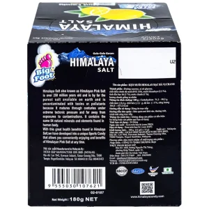 Kẹo chanh muối Himalaya vị bạc hà bổ sung dinh dưỡng, năng lượng và các Vitamin C (12 gói x 15g)