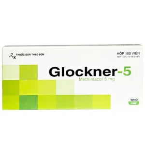 Viên nén Glockner-5 Davipharm điều trị triệu chứng cường giáp (10 vỉ x 10 viên)