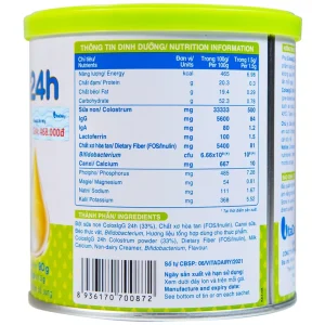 Sữa ColosIgG 24h Vitadairy hỗ trợ tăng cường miễn dịch và tiêu hóa (60 gói x 1.5g)