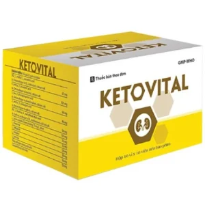 Thuốc Ketovital Gia Nguyễn phòng ngừa và điều trị bệnh suy thận mạn (10 vỉ x 10 viên)