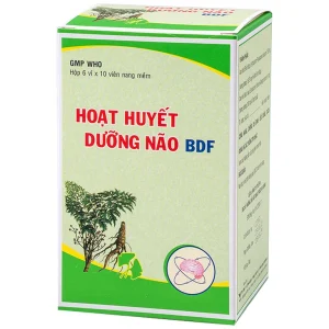 Hoạt Huyết Dưỡng Não BDF Bidiphar phòng và điều trị các bệnh thiếu máu não (6 vỉ x 10 viên)