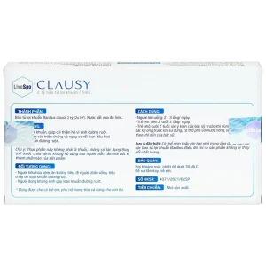 Dung dịch Clausy Livespo bào tử lợi khuẩn kháng đa kháng sinh (10 ống x 5ml)