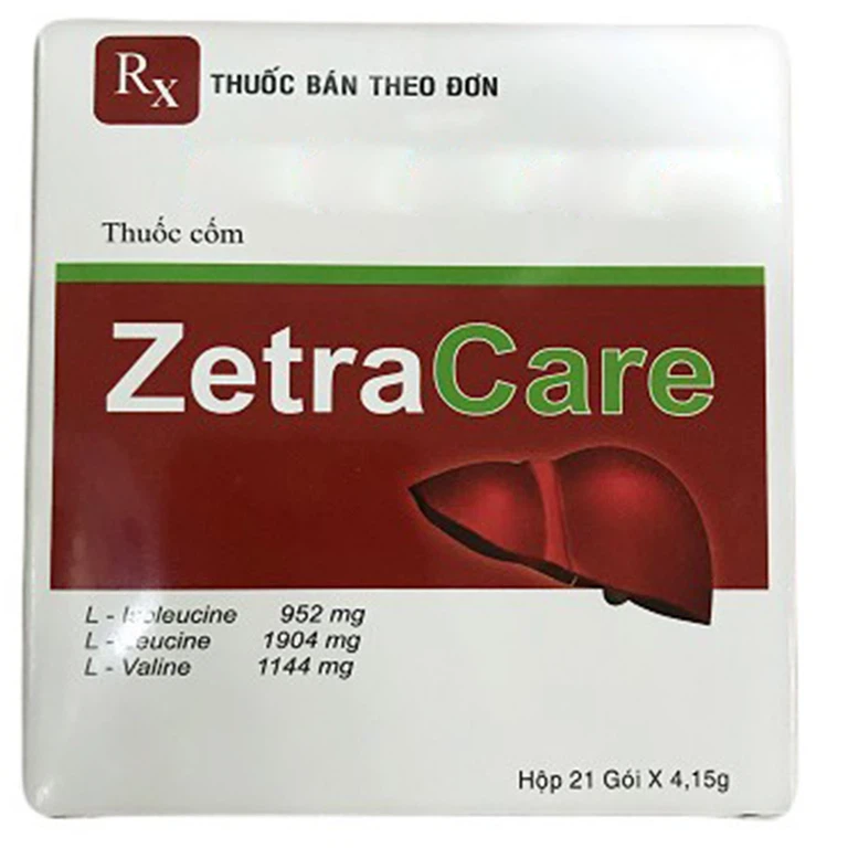 Thuốc Zetracare Cophavina cải thiện suy giảm albumin người suy gan (21 gói x 4.15g)