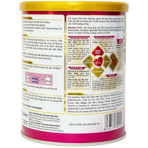 Sữa bột Gluvita Gold Vitadairy bổ sung dinh dưỡng cho người đái tháo đường, tiền đái tháo đường (400g)