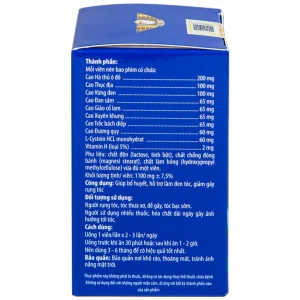 Viên uống Herba Hair Kingphar bổ huyết, hỗ trợ làm đen tóc (60 viên)