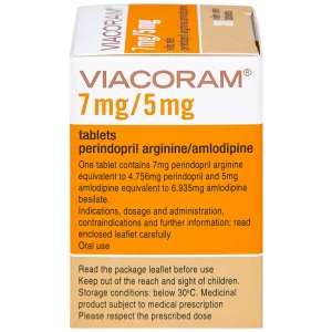 Thuốc Viacoram 7mg/5mg Servier điều trị tăng huyết áp vô căn (30 viên)