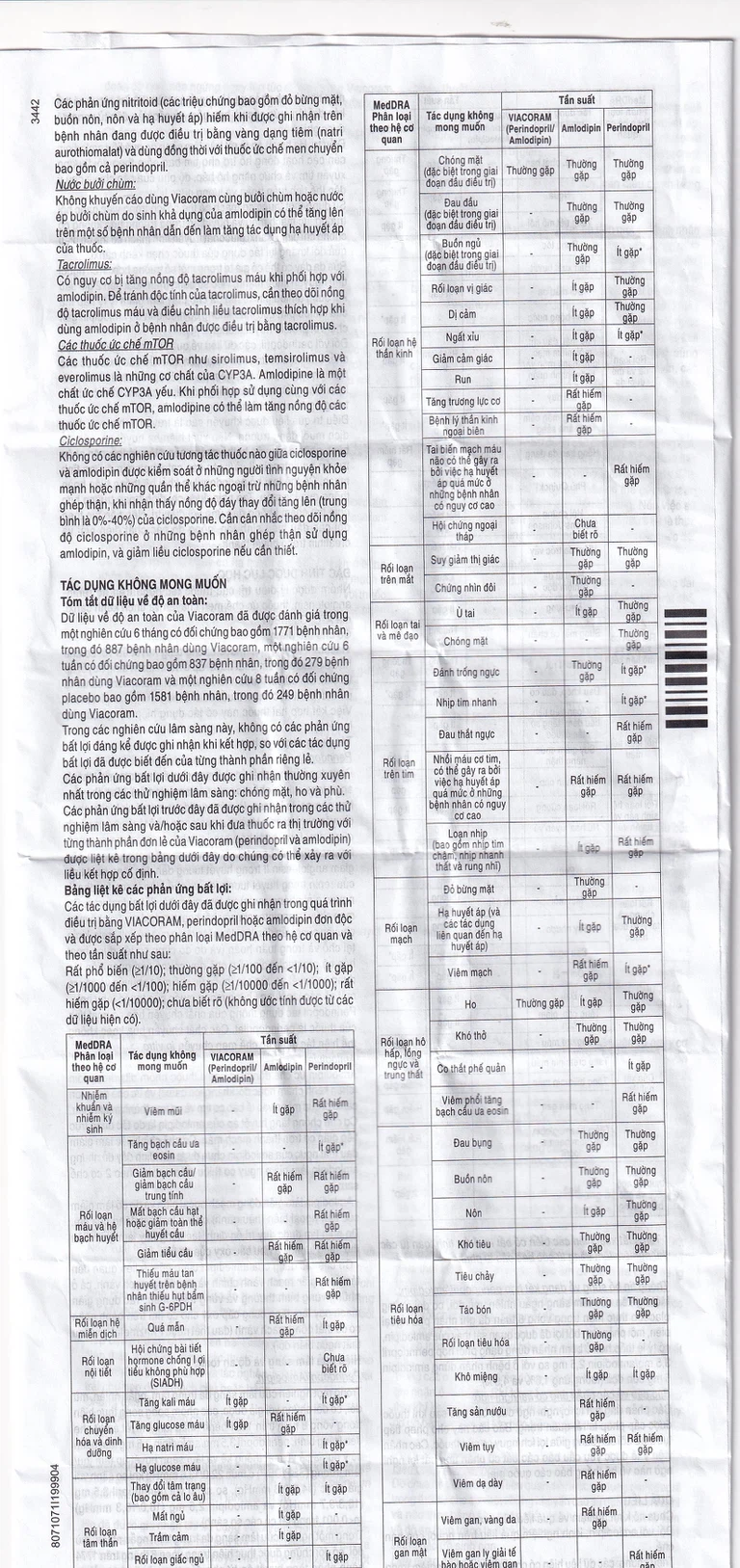 Thuốc Viacoram 7mg/5mg Servier điều trị tăng huyết áp vô căn (30 viên)