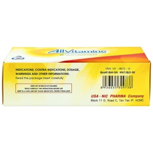 Thuốc Allvitamine bổ sung Vitamin (6 vỉ x 10 viên)