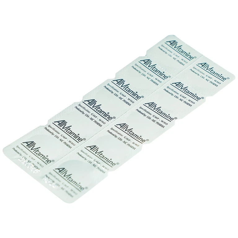 Thuốc Allvitamine bổ sung Vitamin (6 vỉ x 10 viên)