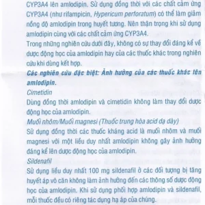 Thuốc Pyme-Am5 Pymepharco điều trị tăng huyết áp (10 vỉ x 14 viên)