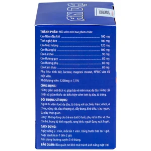 Viên uống An Dạ Kingphar hỗ trợ giảm chứng đau rát vùng thượng vị, xung huyết hang vị (60 viên)