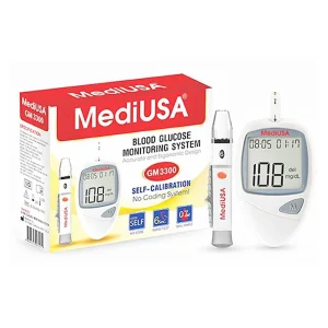 Combo đo đường huyết MediUSA cho kết quả nồng độ glucose trong máu