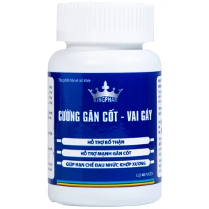Viên uống Cường Gân Cốt - Vai Gáy Kingphar hỗ trợ bổ thận, mạnh gân cốt (60 viên)