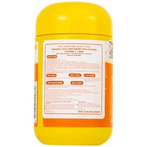 Viên nhai Kids Smart Vita Gummies bổ sung Vitamin C và kẽm giúp tăng cường sức đề kháng(60 viên)