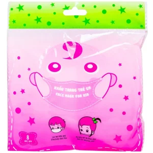 Khẩu trang trẻ em Thiên Thủy hỗ trợ ngăn khói, bụi, kháng khuẩn (8 cái)