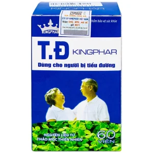 Viên uống T.Đ Kingphar dùng cho người bị tiểu đường (60 viên)