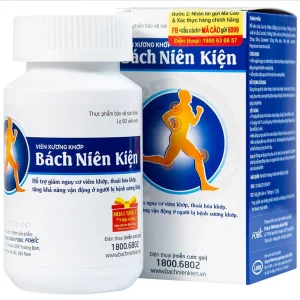 Viên xương khớp Bách Niên Kiện FOBIC hỗ trợ giảm nguy cơ viêm khớp, thoái hóa khớp (80 viên)