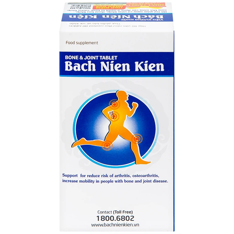 Viên xương khớp Bách Niên Kiện FOBIC hỗ trợ giảm nguy cơ viêm khớp, thoái hóa khớp (80 viên)