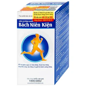 Viên xương khớp Bách Niên Kiện FOBIC hỗ trợ giảm nguy cơ viêm khớp, thoái hóa khớp (80 viên)