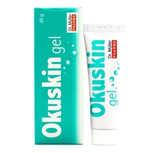 Gel bôi da Okuskin Gel 30g Dr Muller Pharma lành vết thương hở và hạn chế sự hình thành sẹo, vết thâm