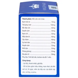 Viên uống Khang Bảo Bì Kingphar hỗ trợ giảm chứng mày đay, Eczema, mụn nhọt (60 viên)