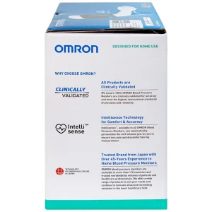 Máy đo huyết áp bắp tay tự động Omron HEM-7156 đo ở bắp tay, lưu 60 kết quả đo kèm ngày giờ