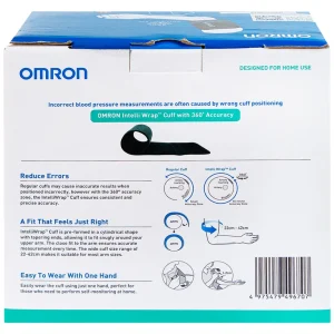 Máy đo huyết áp bắp tay tự động Omron HEM-7156 đo ở bắp tay, lưu 60 kết quả đo kèm ngày giờ