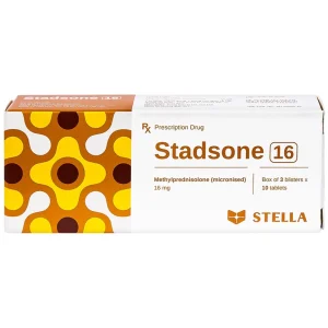 Thuốc Stadsone 16 Stella dùng để chống viêm, ức chế miễn dịch (3 vỉ x 10 viên)