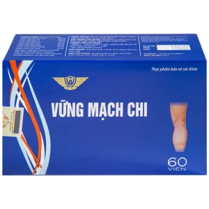 Viên uống Vững Mạch Chi Kingphar hỗ trợ tăng tính bền thành mạch, giảm nguy cơ suy tĩnh mạch (6 vỉ x 10 viên)