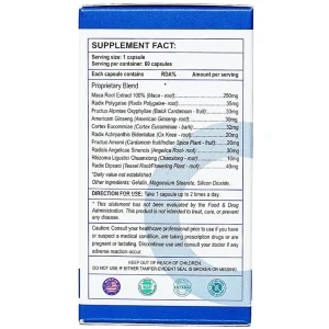 Viên uống Maca M Male Power hỗ trợ bổ thận, tráng dương (60 viên)