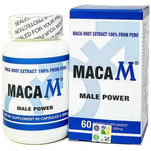 Viên uống Maca M Male Power hỗ trợ bổ thận, tráng dương (60 viên)