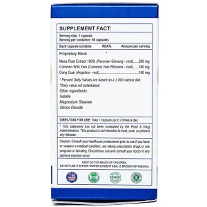 Viên uống MacaF Female hỗ trợ tăng cường nội tiết tố nữ, tăng khả năng sinh lý (60 viên)