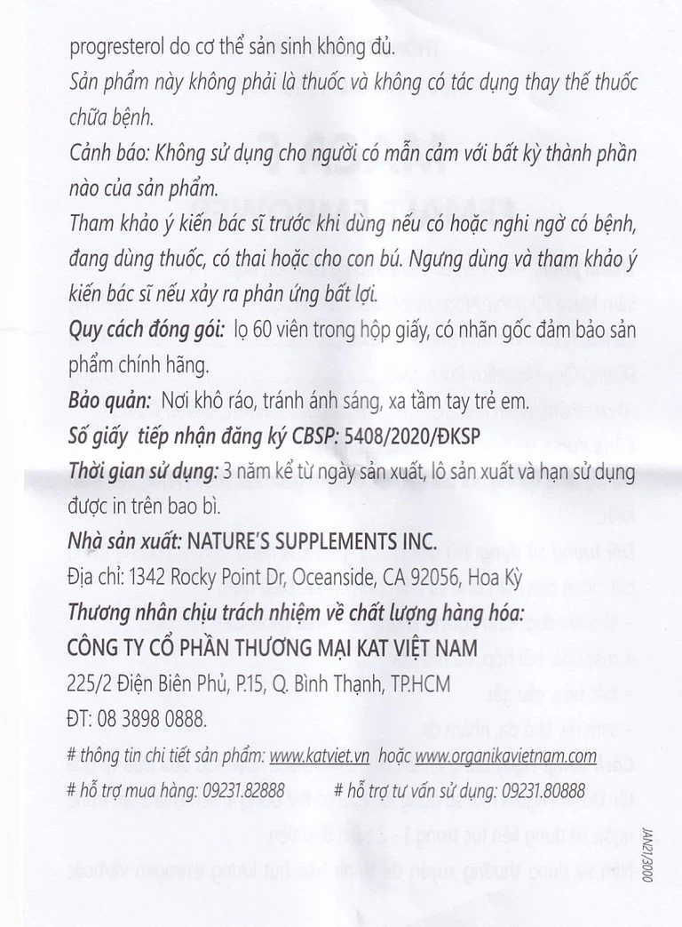 Viên uống MacaF Female hỗ trợ tăng cường nội tiết tố nữ, tăng khả năng sinh lý (60 viên)