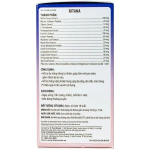 Thực phẩm bảo vệ sức khỏe Ritana