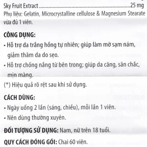 Thực phẩm bảo vệ sức khỏe Ritana