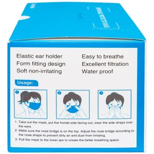 Khẩu trang y tế Cao Su VN 3 lớp hỗ trợ ngăn khói, bụi, kháng khuẩn (50 cái)