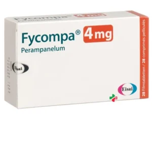 Thuốc Fycompa 4mg Eisai điều trị bổ trợ cơn động kinh (2 vỉ x 14 viên)