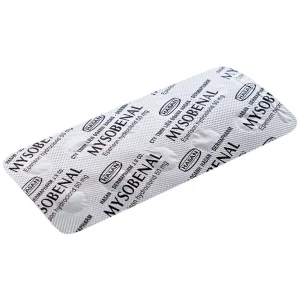 Viên nén Mysobenal 50mg Hasan cải thiện triệu chứng tăng trương lực cơ (5 vỉ x 10 viên)