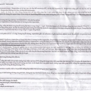 Thuốc Sizodon 1 Sunplay điều trị bệnh tâm thần phân liệt (5 vỉ x 10 viên)