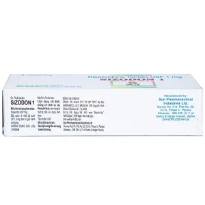 Thuốc Sizodon 1 Sunplay điều trị bệnh tâm thần phân liệt (5 vỉ x 10 viên)
