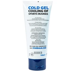Gel làm lạnh Starbalm Cold Gel điều trị chấn thương căng cơ, bầm tím và bong gân (100ml)