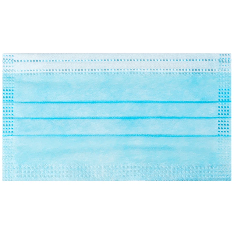 Khẩu trang y tế Safefit màu xanh 4 lớp hỗ trợ ngăn khói, bụi, kháng khuẩn (50 cái)