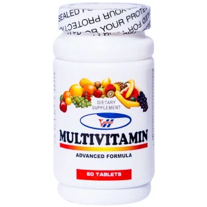 Viên uống Multivitamin Nutrimed bổ sung Vitamin và khoáng chất hỗ trợ tăng cường sức khỏe (60 viên)