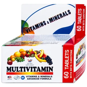 Viên uống Multivitamin Nutrimed bổ sung Vitamin và khoáng chất hỗ trợ tăng cường sức khỏe (60 viên)